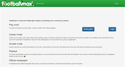 Desktop Screenshot of footballmax.net