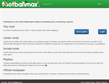 Tablet Screenshot of footballmax.net